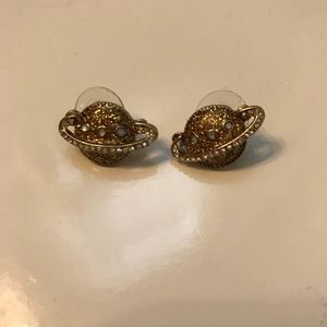 Betsey Johnson planet earrings